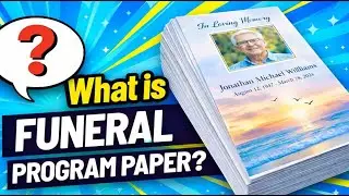 What Is Funeral Program Paper? - The Funeral Program Site
