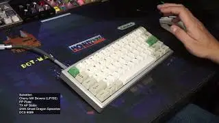 Cherry MX Brown Hyperglides | Salvation | PP Plate | DCS | No Foam | Soundtest