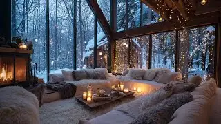 Piano Melodies In The Waiting Room With Its Crackling Fireplace Will Help You Relax, Love Melody MD