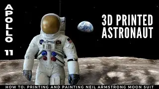 Neil Armstrong astronaut suit 3D printed