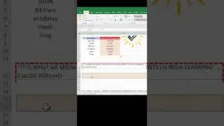 How to change text to UPPER CASE in Excel #excel #youtubeshorts  #exceltipsandtricks #uppercase