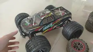 Upgrade ban rc truck dengan yang lebih gede, tapi...