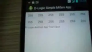 D-Logic Android App for Mifare Card Reading - Preview
