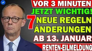 ⚠️ Renten-Eilmeldung 2026: Ab 13. Januar gelten 7 neue Regeln für Rentner