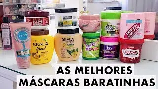 MELHORES MASCARAS NACIONAIS E BARATINHAS PROS CABELOS