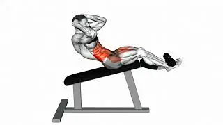 incline twisting sit up 360p