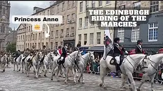 Princess Anne&rsquo;s horse ride at the Edinburgh Riding of the Marches 2025
