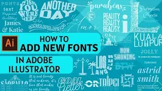 A guide to Installing Unique Fonts in Adobe Illustrator ||Mastering Font Diversity