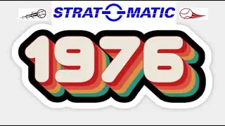 Stratomatic Baseball Card & Dice - 1976 Bicentennial Tournament White Sox vs A's Wes Region Final