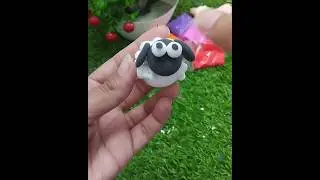 Cute Clay Sheep || 5 Min Craft 🌺✨ #shorts #youtubeshorts #clay #sheep    #miniature #viral #craft