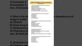 #dmer #education #tcs #exam #pharmacist practice set