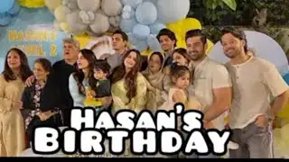 Minal khan son birthday 🎊 party /Hassan birthday celebration /Grand event 