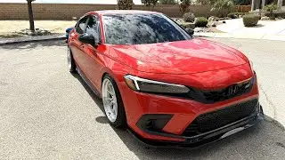 Полностью собранный Honda Civic Si 2022 года + обзор с места водителя