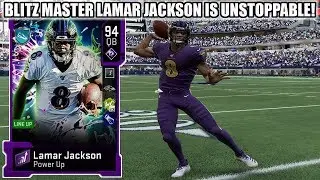 BLITZ MASTER LAMAR JACKSON IS UNSTOPPABLE! 93 LAMAR JACKSON GAMEPLAY! | MADDEN 20 ULTIMATE TEAM