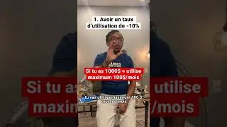 Voici 2 astuces pour augmenter ta c&ocirc;te de cr&eacute;dit 📈🚀