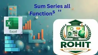 Excel sum Series all Functions#Excel#ExcelFunctions#SUM#SUMIF#SUMIFS#SUMPRODUCT#ExcelForBeginners