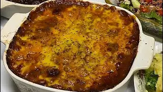 Макаронный пирог (с говяжьим фаршем) Вкусные макароны с сыром и говяжьим фаршем