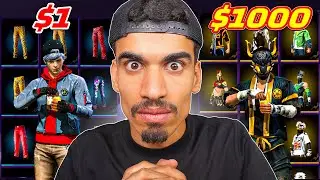 حساب 1000 دولار ضد حساب 1 دولار !!