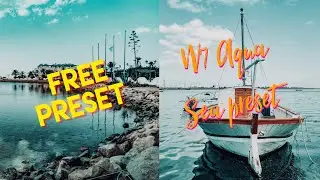 How to edit  Aqua sea photos Lightroom mobile + Free preset كيفية تعديل صور باستعمال الهاتف