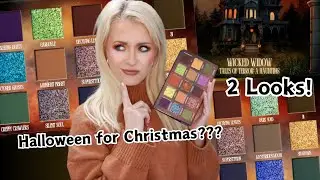 NEW WICKED WIDOW BEAUTY TALES OF TERROR: A HAUNTING PALETTE 2 LOOKS TUTORIAL AND REVIEW