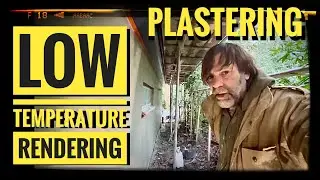 PLASTERING !!  Low Temperature Rendering Fassa botolo ms20 render ewi 225 scratch coat DIY