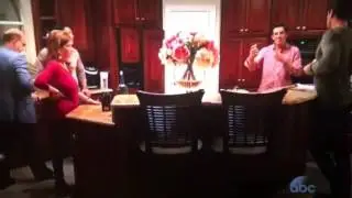 How to drink champagne as seen here: Bachelor Jojo's mom drinks out of champagne bottle