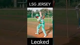 IPL 2022 Lucknow SuperGiants Official Jersey leaked TATAIPL  LucknowSuperGiants AbApniB