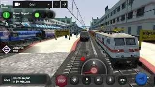Double Decker Superfast Express Journey From Mathura To Jaipur #subscribe #railway #automobile 