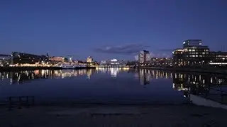 Kiel, Germany: F&ouml;rde, H&ouml;rn, Kaistra&szlig;e, Willy-Brandt-Ufer - 4K UHD Video (2160p/60p)