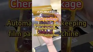 The automatic cherry packing machine can also pack fresh vegetables and other products. #arubapack
