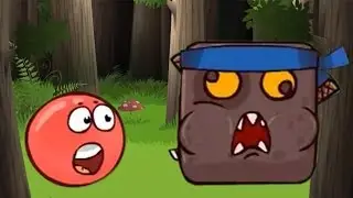RED BALL 4 КРАСНЫЙ ШАРИК против ЗЛОГО черного КВАДРАТА Дремучий лес игровой мультик видео для детей