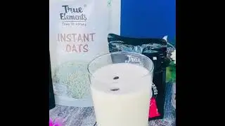 Oats and Banana Milkshake | True Elements Instant Oats | #OatsBananaShake