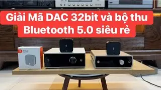 Bluetooth 5.0 Receiver with optical output to DAC, Denon DA310USB #dac #bluetooth #audio #decoding