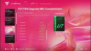 Claiming the Futties Upgrade SBC Completionist Objective in FC 25