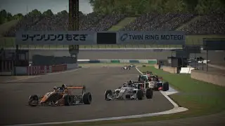 3 Car Battle for Podium in SFL at Motegi |  Ridgway vs Haddock vs Tellez