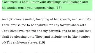 Surah Al Naml chapter 27 with English Translation