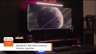 BlitzWolf&reg; BW-CML6 RGB Gaming Monitor Light Bar - Shop on Banggood