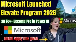 Microsoft Elevate Program 2026 | 4-Weeks Online Internship | AICTE ,IBM & Microsoft Certfication