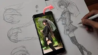 Даже новички смогут рисовать оригинальных персонажей с помощью этого метода | Eng Sub