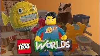 Lego Worlds | Puffer Fish Restaurant & Giant Badger Showcase! (Models 111 & 112)