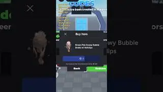 SNIPED Brown Pink Snowy Bubble Braids w/ hairclips serial #262 (ROBLOX UGC LIMITED)