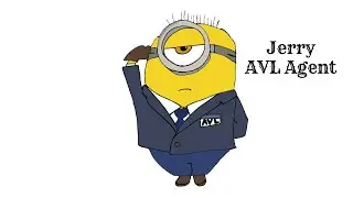 How to Draw Minion Jerry  AVL  Agent  | Despicable me 4