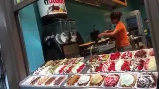 Fresh Belgium Liege waffles