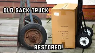 Old trolley renovation / sack truck restoration, heavy duty tool for an upcoming house move