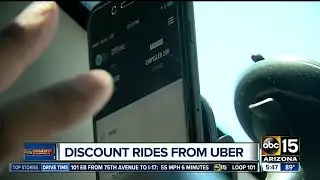 Get discount rides from Uber