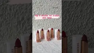 @JustHerbsIndia Brown girl friendly Relaxed Matter lipsticks 💄 #lipstickswatch  #justherbs