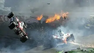 Dan Wheldon: Mort Tragiquement Apr&egrave;s Le Terrible Crash De 15 Voitures &Agrave; 360 Km/h Sur Le Circuit!