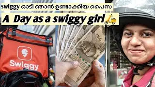 👉 A day as a Swiggy girl 🧡🛵| Layaz talkies 