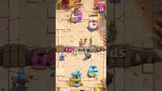 Rarest interaction 😳 #clashroyale
