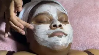 Relaxing facial treatment for radiant skin